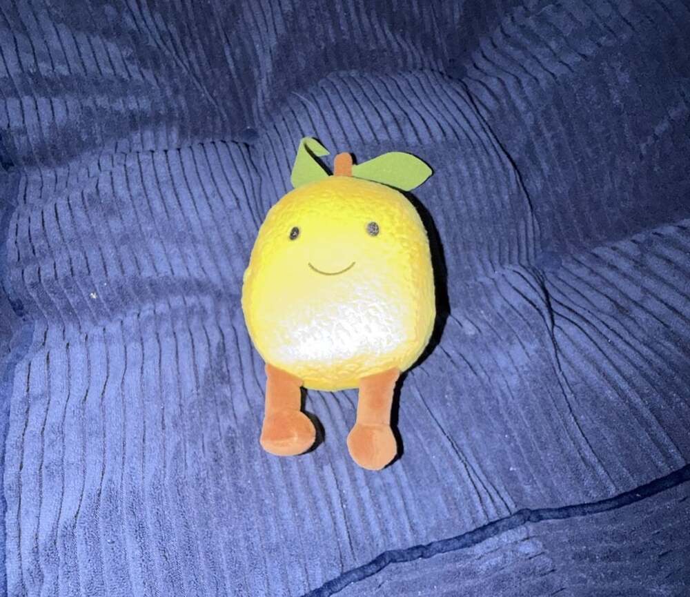 Jellycat Fabulous Fruit Lemon Plush Toy Yellow Stuffed Animal